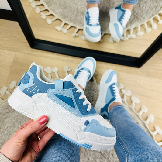 Alia | Blauwe Sneaker